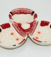 صحن مقسم ثلاثي كرسمس 35190