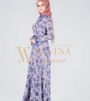 فستان تركي 4355 Alvina  - 38 - ازرق سمواي فاتح