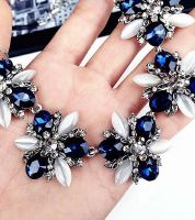 قلادة كريستال ازرق جديد 2017 - سبائك الزنك