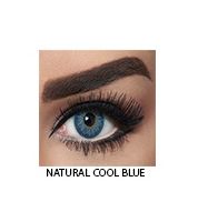 زوج عدسات لاصقة تجميلية من بيلا - natural cool blue - ازرق