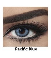 زوج عدسات لاصقة تجميلية من بيلا - pacific blue  - ازرق