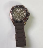 ساعه رجالية , نيو فاند , اللون البني