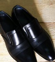 حذاء رجالي تركي بدون رباط  - 40 - اسود