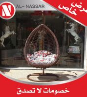 مرجيحه رتان بيضاوي