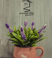 ورد زنبق صناعي لون بنفسجي 