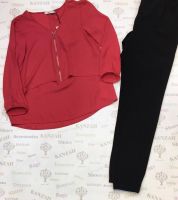 بلوزة قطن  - m - احمر  