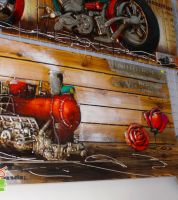 برواز خشب 3d   120*70 