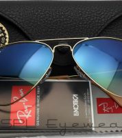 نظارة باطار افييتور Ray-Ban Sunglasses RB 3025  - ازرق