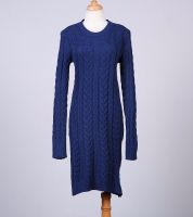 فستان شتوي  قصير  - L - كحلي غامق