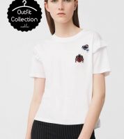 بلوزة سمبل  مانجو  - M - ابيض