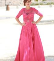 فستان سواريه تركي - 40 Eu - فوشي