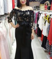 فستان سهرة تركي - 42 Eu - اسود وذهبي