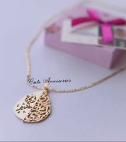 سنسال بشكل مميز  مطلي ذهب