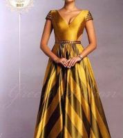 فستان طويل - 40 Eu - ذهبي