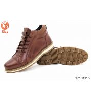 بسطار  رجالي بنما جاك  بني داكن  17101115 - 40 Eu - بني داكن