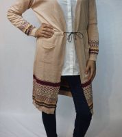 بلوزة فتح طويلة - قياس واحد - زهري فاتح