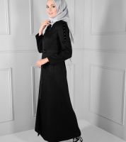 جلباب شتوي Alvina  - 38 - اسود