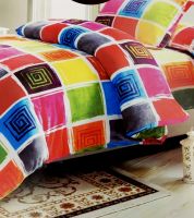 وجه ملحفه 4 قطع - متعدد الالوان - مزدوج/كامل