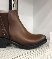 جزمة شتاء موديل 2018 جلد - 36 Eu - بني