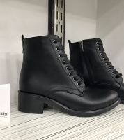 جزمة شتاء موديل 2018 جلد - 36 Eu - اسود