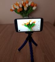 حمالة تصوير للموبايل والكاميرا - ازرق