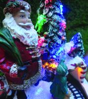 قرية الثلج مضيء كريسماس