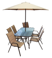 طقم طاولة مع 6 كراسي