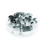 ستانلس اشكال ارقام بعلبة شفافه