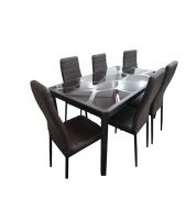 طاولة مطبخ مع 6/4 كراسي شوندا