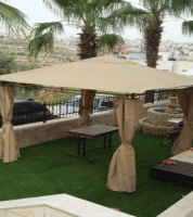 كرسي مبطن بني carnaval