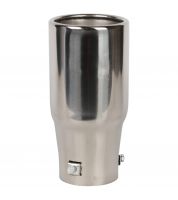 اطار اكزوزت معدني لجميع السيارات من كينغ فيت , فضي