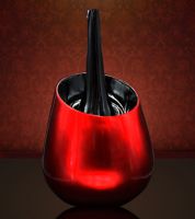 مزهرية بالون احمر اسود Millano