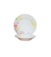 طقم صحون 18 قطعة happy