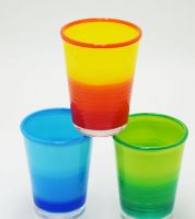 طقم 3 كاسات زجاج ،،cerve