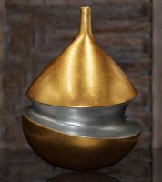 مزهرية لهب   ذهبي فضي Venice