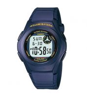 ساعة كاسيو للرجال F-200w-2adf- رقمي، كاجوال [2 قطع]