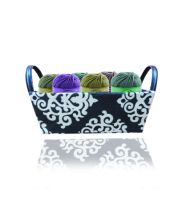 سلة قش قماش داخلو اسود  997930