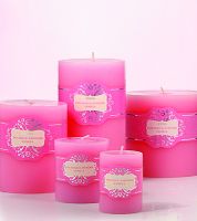 شمع مدور patchouli and vanilla Lavender Spring