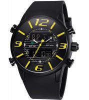 ساعة Weide Analog Digital Black Yellow Watch