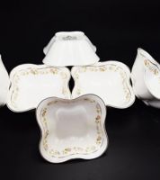 6 صحون مكسرات white floqw