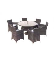 طاولة 135 سم مع 6كراسي ،  مورجان