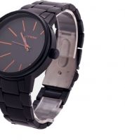 ساعة Sinobi رجالي بشريط ستانليس ستيل لون اسود