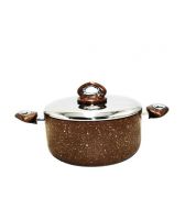 طنجرة جرانيت24 سم اليت جرانيت  بني