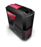 Zalman High Performance ATX Mid Tower Case - Red/Black Z11PLUS HF1