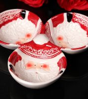 صحن مقسم ثلاثي كريسماس 35190