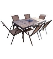 طاولة مستطيلة وجه بلاط، كارنيفل