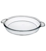 P-Bache PA-59254 2700 cc Oval Platter with Handle - Transparent