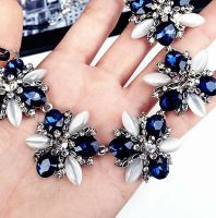 قلادة كريستال ازرق جديد 2017 - سبائك الزنك