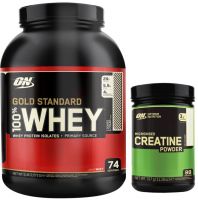   Gold Whey Standard Double Rich Chocolate 2.2KG+ Creatine