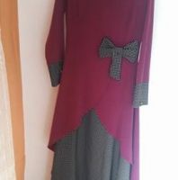 فستان تركي - 44 - بنفسجي واسود